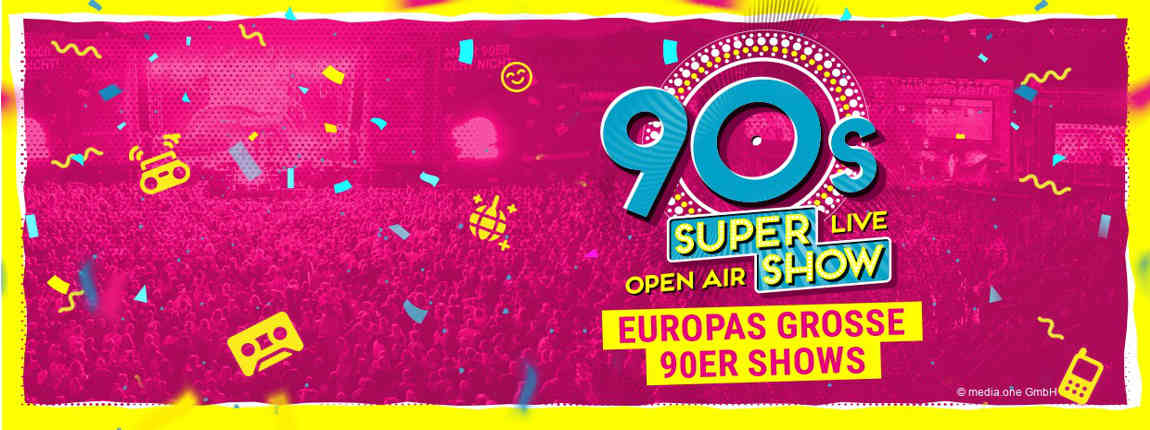 Europas große 90er Open-Air Live-Show