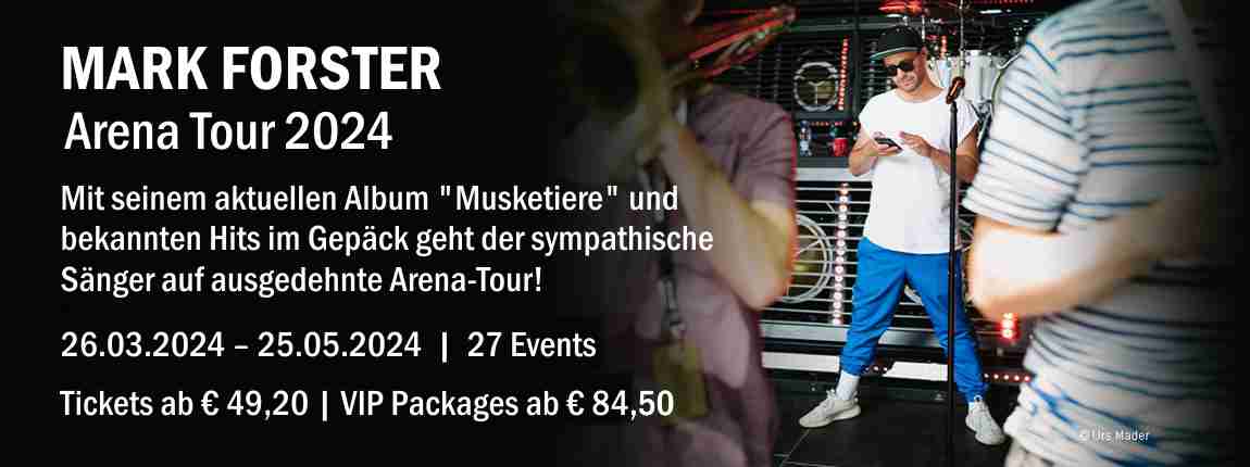 Mark Forster - ARENA TOUR 2024